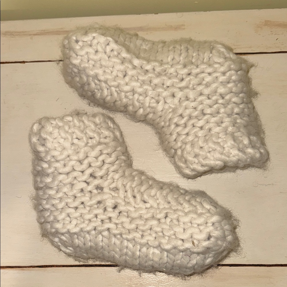 Lemon Crocheted Slippers
